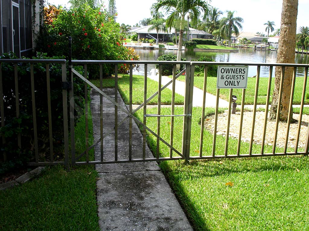 Bimini Apts Canal Safety Fence